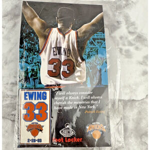 2003 New York Knicks Patrick Ewing Night #33 Jersey Retirement Pin Foot Locker